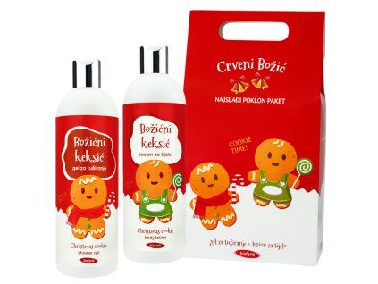poklon paket crveni bozic